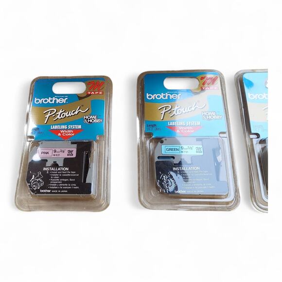 Vintage 1996 Brother P-Touch PT100 Handheld Label Maker System w/ Tape - Picture 6 of 7